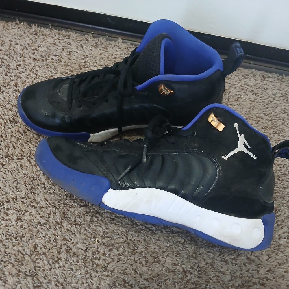 Nike Mens Air Jordan Jumpman Pro Shoe - White/Black/blue - US 10 - DN3686-004
